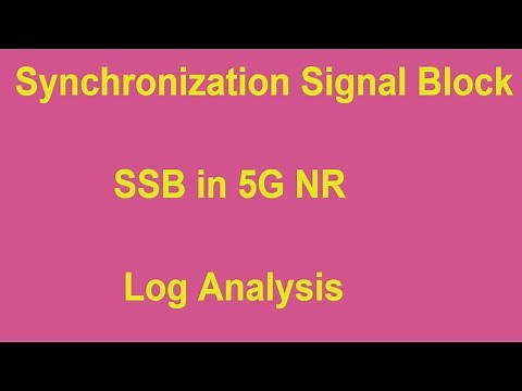 SSB (Synchronization Signal Block) in 5G NR with Log Analysis.