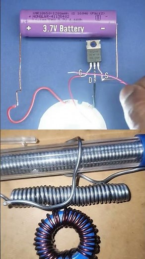 Montage Électronique Facile : Batterie 3.7V + Transistor IRFZ44 (DIY Électronique) 🔋