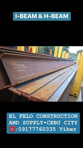 11 shares | I-BEAM & H-BEAM WIDE FLANGE Steel Essential Cebu Phil Hardware & General Construction Supplier Wide Flange I Beam & H Beam, Sheet Pile El Felo Construction and Supply CEBU Viber 0917 776 0335 | El Felo Construction and Supply CEBU | Facebook