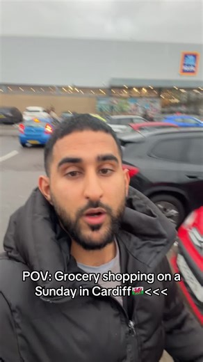 Grocery Shopping Experience in Cardiff on a Sunday