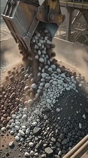 How Is Iron Made From Stone? | From Iron Ore to Metal 🔥⚙️ #metal industry #metal production