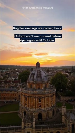 Brighter days are coming ❤️ #OxfordUniversity