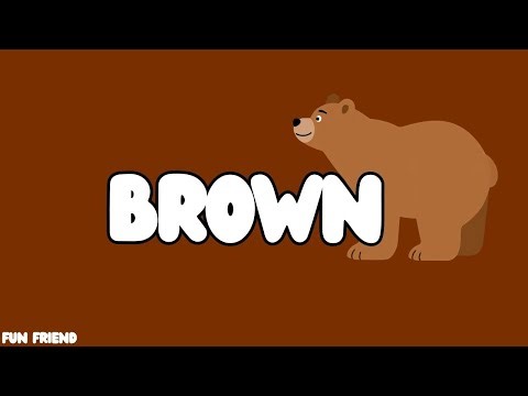 Learn Brown Colour 🐻🤎 | Fun Colors for Kids & Toddlers