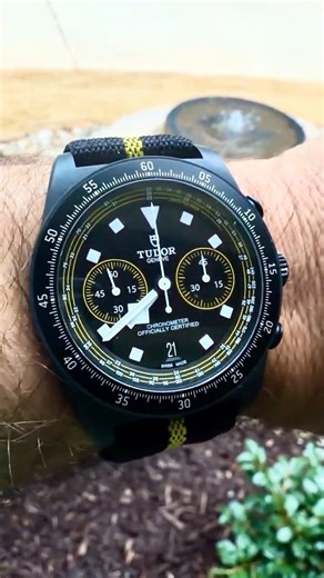 One of the rarest Tudors ever made: Tudor Pelagos FXD Chrono “Yellow” #tudorpelagos #tudor