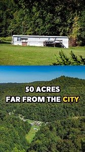 24K views · 410 reactions | See more... https://walkaboutonline.com/50-acre-property-with-mobile-home-and-timber-in-martin-kentucky/ | Log Homes | Facebook