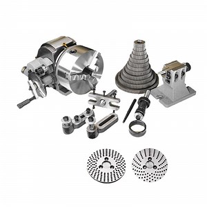 [Hot Item] BS-2 Precision Universal Head Divider with 200mm 3 Jaw Chucks 8 Inch Indexing Head for Drilling Milling Machine