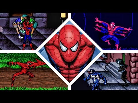Spider-Man and Venom: Maximum Carnage (Snes) All Bosses (No Damage)