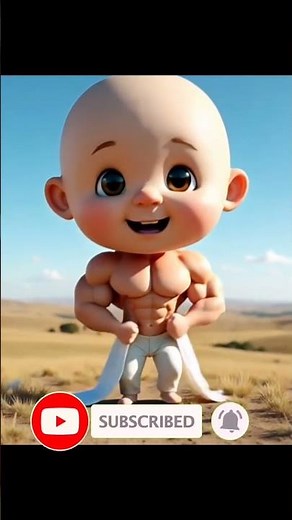 From Tiny to Ripped! AI Animated Boy's Crazy Body Transformation 🔥. Ai clip universe #youtubeshort