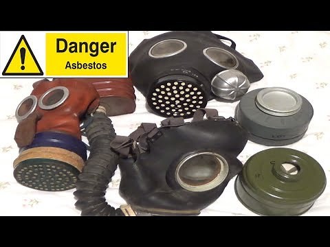 WARNING Gas Mask filters that contain Asbestos