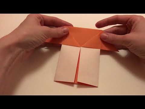 Házikó hajtogatás papírból nagyon könnyű /How to make a house origami