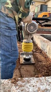 Soil Compaction Process Using a Stamper Machine | Stronger Ground, Ready for House Construction!