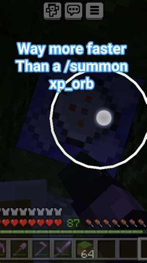 The type in the Repeating command block is. /summon Xp_bottle