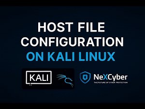 Host File Configuration on Kali Linux | Step-by-Step Tutorial