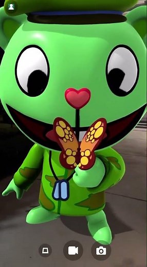 Happy Tree Friends - Flippy #augmentedreality #happytreefriend