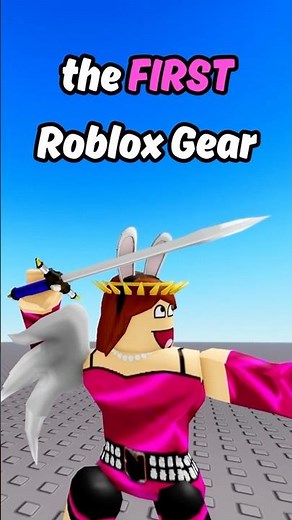 ⚔️the BEGINNING of Roblox gears - ROBLOX Classic Brigand's Sword