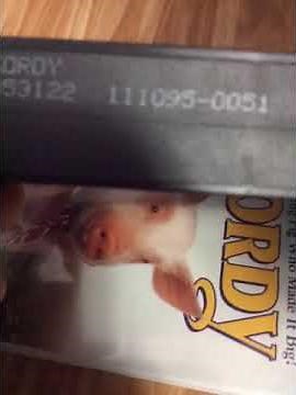 Gordy 1995 Vhs Review