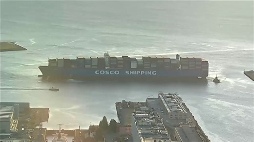 Largest ship to ever enter Boston's Conley Terminal arrives from Asia