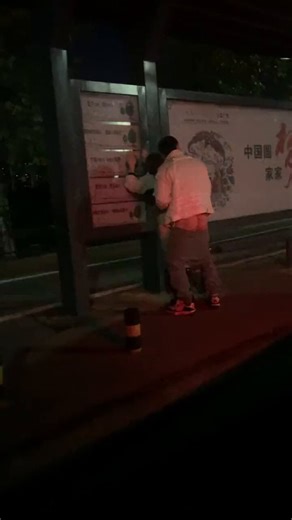 这操作也太离谱了…居然在公交站直接上演“现实版剧情”？😳This is insane…Right at a bus stop?! Real life got no pause button 💀#WTF #CrazyMoments #PublicScene #NoWay