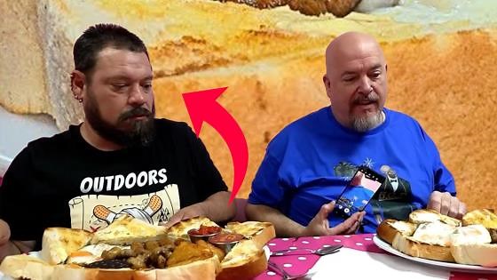 Full English Breakfast Challenge in the UK!