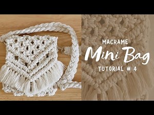 DIY: Macrame Mini Pouch Bag | Easy Tutorial (Design # 4)