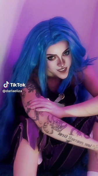 Stunning Jinx Makeup Tutorial and Transformation