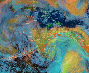 Today's cool and soggy 🌧 weather brought to you by...yet another low in the Gulf of Alaska. This system will continue to track south of the Kenai Peninsula, where it will weaken through Memorial Day. Cool conditions, generally overcast skies, and rain/showers will linger through the holiday weekend, but some periods of sunshine 🌞are possible on Monday 🇺🇸. It does look like there will be a pattern change developing mid-week next week, so be sure to keep your sun? dances😎💃🕺 going! #akwx | U