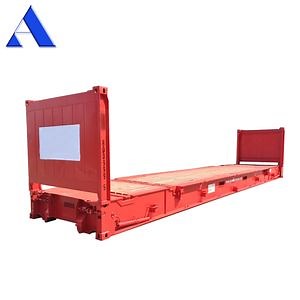 [Hot Item] Heavy Duty Collapsible 40FT 40 40' Flat Rack Flatrack Shipping Container