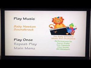 Baby Newton 2002 DVD Menu | Baby Einstein