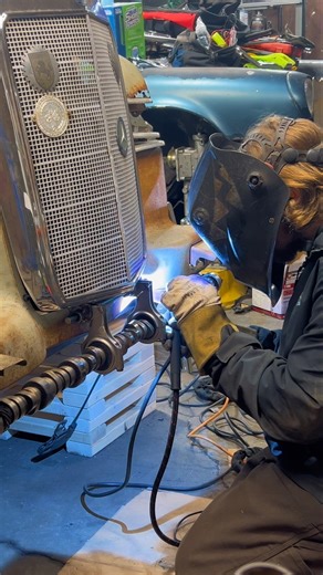 Custom Rat Rod Tilt Hood! #hotrod #ratrod