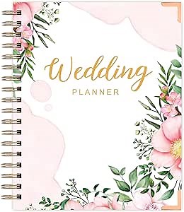 Wedding Planner - Wedding Planner Book and Organizer for the Bride, Wedding Planning Book Unique Engagement Gift for Newly Engaged Couples - Hardcover Bridal Planning Wedding Notebook 11" x 9"