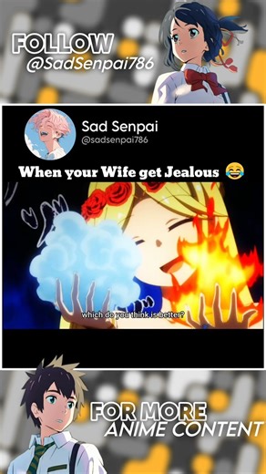 When your Wife get Jealous 😂