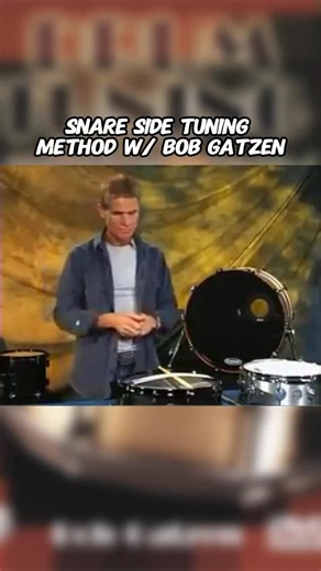 (🎧 encouraged) (Read below) Tech Tip: Snare Side Tuning Method w/ Bob Gatzen . . . When it comes to bringing to light techniques on how we tune our drums and approach drum tuning, not many have made as big of an impact on this topic as Mr. Bob Gatzen. Some techniques he brought to light are explained in the context of tuning a drum through this video. The concept he refers to in this video is the drum key technique, the opposite lug, using a musical note as a starting point when tuning. The dru