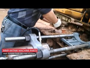 How to install Portable hydraulic track link pin press machine | MITNIK/MMP