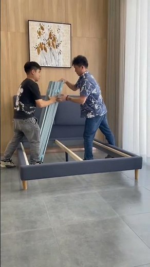 How to Assemble a Bed in Minutes | LEIZI furniture #shorts