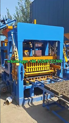 Versatile Concrete Brick Machine Producing Hollow Blocks, Paver, and Solid Brick #interlockingblocks