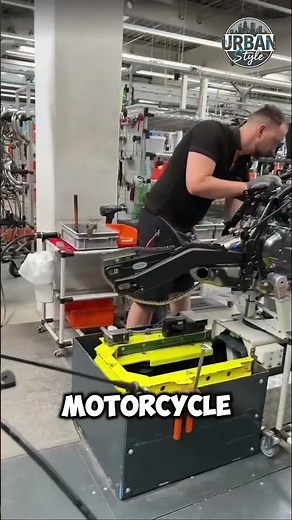 Inside the Motorcycle Factory ⁉️