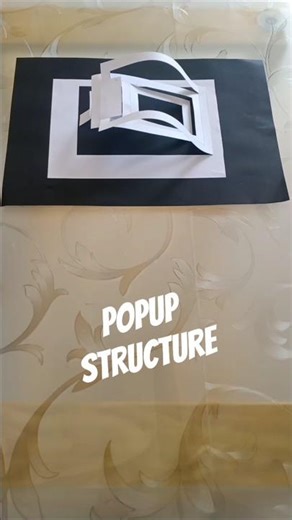 Amazing Popup Structure with Multiple Square Design | Paper Art