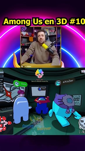 79K views · 3.4K reactions | AuronPlay : Among Us en 3D #10 藍 #auron #AuronPlay #amongus #amongusmemes #amongusgame | Clips GAmeR Dg | Facebook