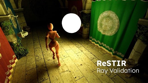 HTrace SSGI | ReSTIR 光线验证 [Unity URP / HDRP]