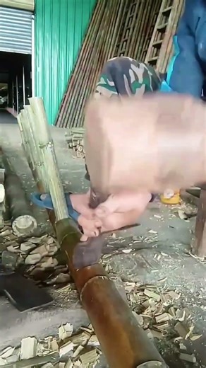 Make a bamboo ladder