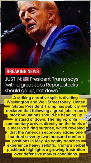 Market Contradiction: Trump Weighs In After Surprise Jobs Report Crushes Forecasts