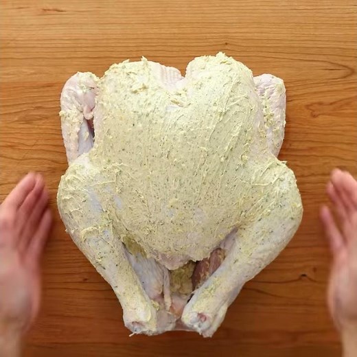 Lemon Pepper Thanksgiving Turkey with Cranberry Sauce