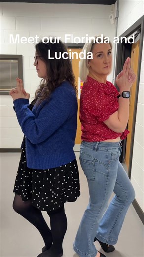 Meet two of our funniest characters from into the woods 🌳 Florinda and Lucinda are very loyal to each other and won’t let Cinderella steal their spotlight. Come and watch them in action! https://www.guildhallartscentre.com/whats-on/all-shows/into-the-woods-grantham-operatic-society