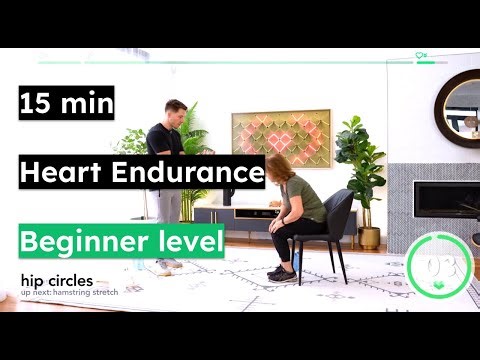 Cardiac rehab at home - 15 min Heart Endurance Workout - Beginner level | The Cardiac Coach