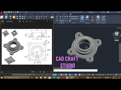 AutoCAD 3D Flange Masterclass 🔥 | Complete Step-by-Step Mechanical Design (Beginner to Pro)