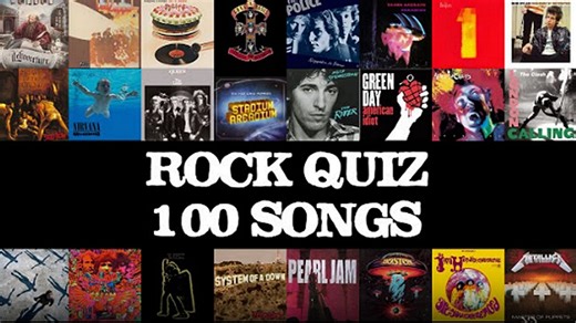 摇滚乐迷测试，你有多资深？ Rock Quiz 100首（说出一首歌名1分，一个乐队/歌手1分）