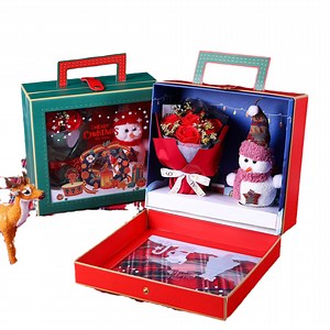 [Hot Item] Custom Rigid Hard Cardboard Packaging Clamshell Gift Box with Window