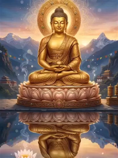 The Golden Buddha Speaks: Begin Within 🪷✨🙏 📝 Every Sunday is an invitation to pause. To breathe. To begin again. This week's Buddha theme — Reflection, Peace, and Beginning — reminds us that the path inward is open to everyone, everywhere. Inspired by the Golden Shakyamuni Buddha of Nepal, seated in the Dhyana Mudra (hands at rest, mind at peace), this video is a 30-second meditation for the soul. No matter your background, faith, or culture, the wisdom of Shakyamuni Buddha crosses every boun