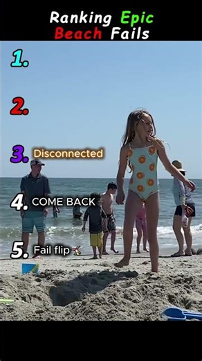 Epic beach fails🏖️😂