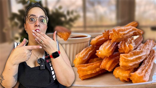 Churros caseros perfectos | Truco fácil para que queden crujientes